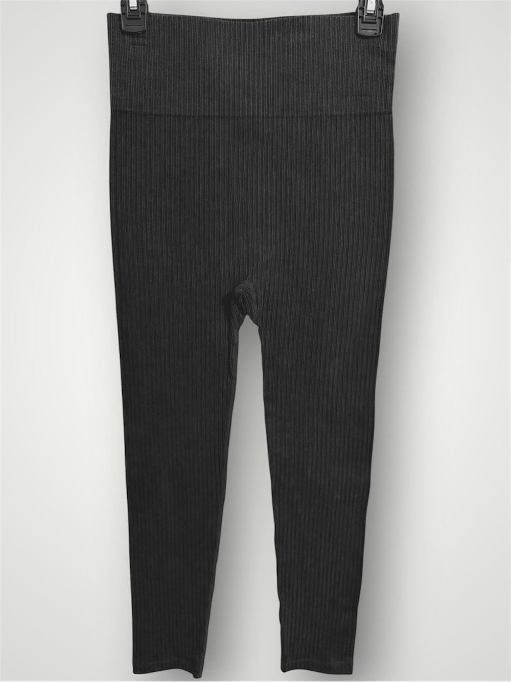 🌺Zyia Active Seamless Ribbed Black Charcoal Leggings